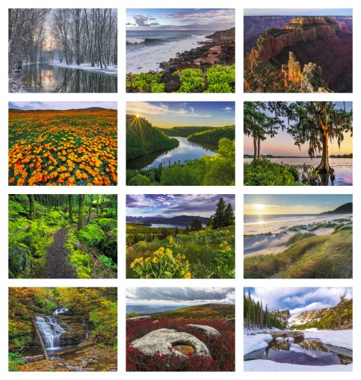 (image for) Contemplations 13-Month Full-Size Wall Calendar- #825