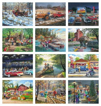 (image for) America Remembered 13-Month Full-Size Stapled Wall Calendar- #829 (92029)