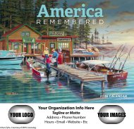 (image for) America Remembered 13-Month Full-Size Stapled Wall Calendar- #829 (92029)