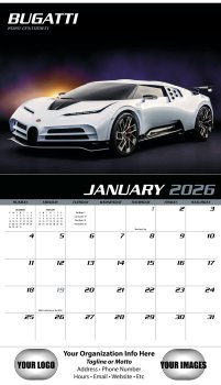 (image for) Fast Trax-13 Month Full Size Wall Calendar- #830