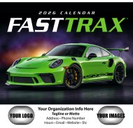 (image for) Fast Trax-13 Month Full Size Wall Calendar- #830