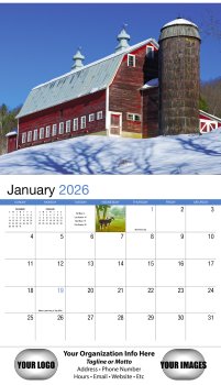 (image for) America's Bounty-13-Month Full-Size Wall Calendar #831