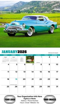 (image for) Highway Memories 13-Month Full-Size Wall Calendar- #832