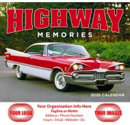 (image for) Highway Memories 13-Month Full-Size Wall Calendar- #832