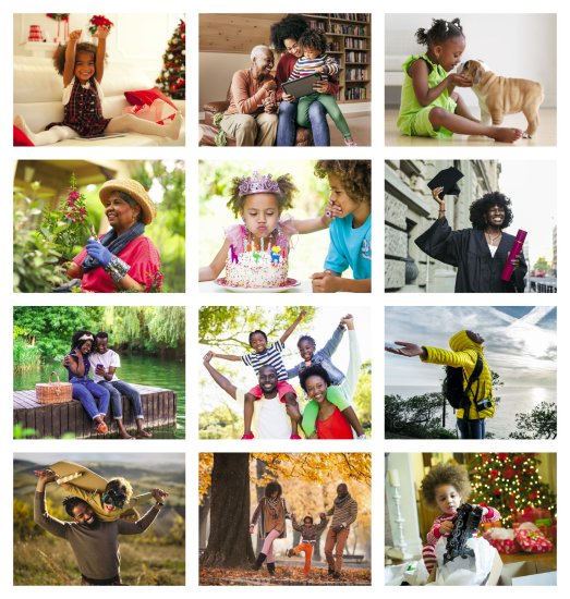 (image for) Everyday Celebrations (previously Celebrations of Culture) 13-Mo. Full-Size Wall #835