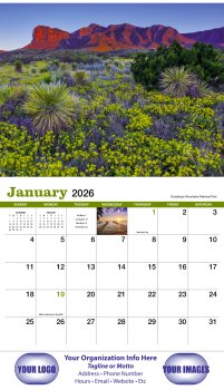(image for) Texas 13-Month Full-Size Wall Calendar #836