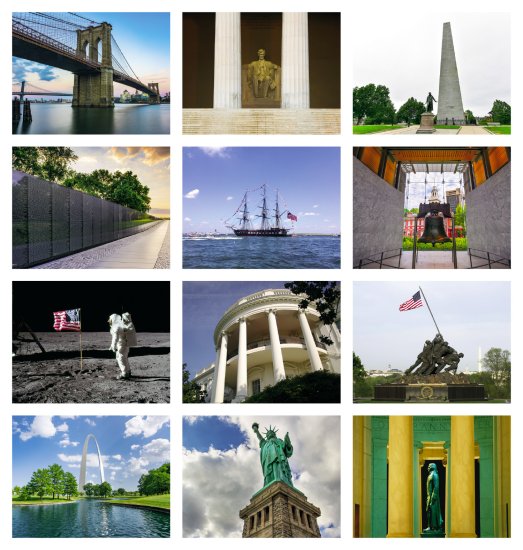 (image for) American History 13-Month Full-Size Wall Calendar- #839