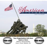 (image for) American History 13-Month Full-Size Wall Calendar- #839