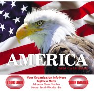 (image for) America - Patriotic-13-Month Full-Size Wall Calendar #857