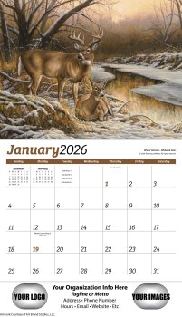 (image for) Wildlife Collection 13 Month Wall Appointment Calendar- #884