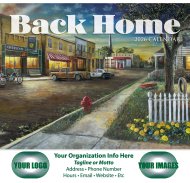 (image for) Back Home 13 Month Full Size Wall Calendar #891