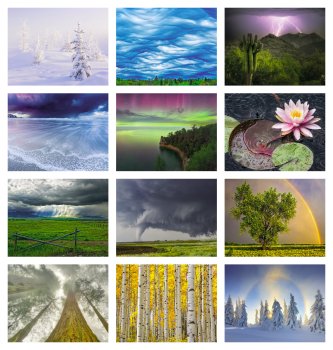 (image for) Weather Almanac 13-Mo Full-Size Wall Calendar - #895