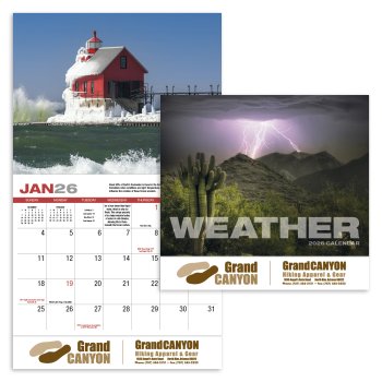 (image for) Weather Almanac 13-Mo Full-Size Wall Calendar - #895