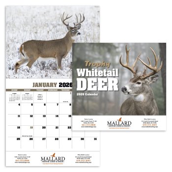 (image for) Trophy Whitetail Deer 13-MoCalendar- # 896 Full-Size Wall
