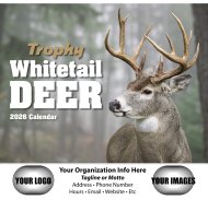 (image for) Trophy Whitetail Deer 13-MoCalendar- # 896 Full-Size Wall