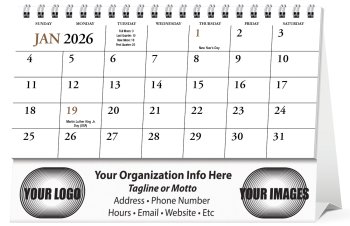 (image for) Scenic America Easel Desk Calendar- #982