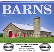 (image for) Scenic Barns 12-Month Wall Calendar- # 1700
