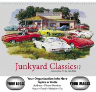 (image for) Junkyard Classics 12-month Wall Calendar- #1862