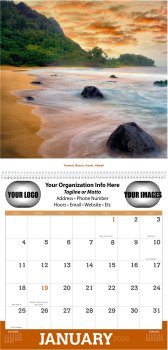 (image for) Beautiful America Retail Executive Wall Calendar- #2100