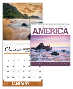 (image for) Beautiful America Retail Executive Wall Calendar- #2100