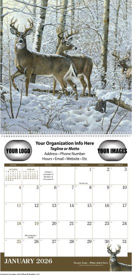 (image for) Wildlife Art Executive Retail Calendar- #2104