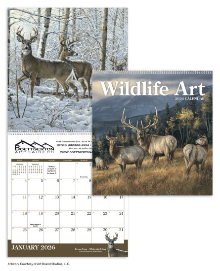 (image for) Wildlife Art Executive Retail Calendar- #2104