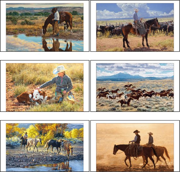 (image for) American West by Tim Cox - 6 Sheet Executive- #3204