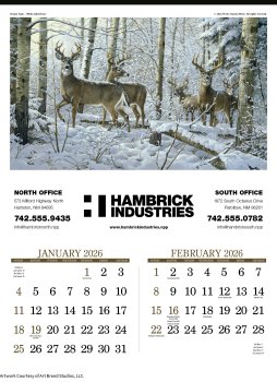 (image for) Six (6) Sheet Wildlife Art- #3208