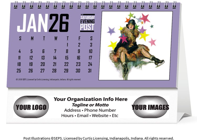 (image for) Saturday Evening Post Easel Desk- # 4252