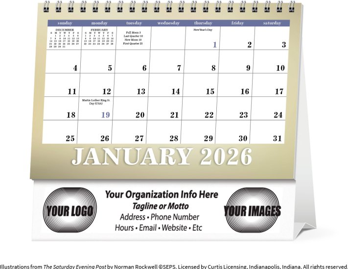 (image for) Saturday Evening Post Large Easel Desk- #4276