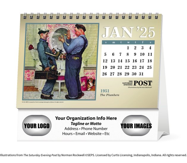 (image for) Saturday Evening Post Large Easel Desk- #4276