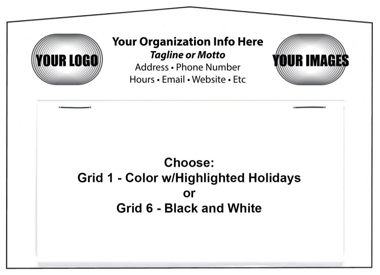 (image for) Legacy 12 month Desk Calendar - #4305