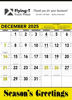 (image for) Contractors Memo 13 Sheet - Yellow/Black #6101 (Previously #371)