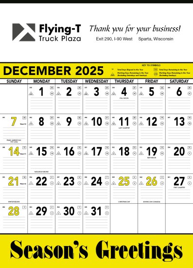 (image for) Contractors Memo 13 Sheet - Yellow/Black #6101 (Previously #371)