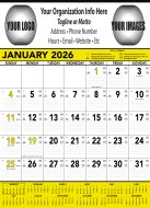 (image for) Contractors Memo 13 Sheet - Yellow/Black #6101 (Previously #371)