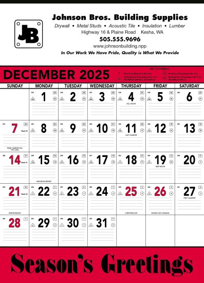 (image for) Contractors Memo 13 Sheet - Red/Black #6102 (Previously #372)