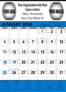 (image for) Contractors Memo 13 Sheet Blue/Black - #6104 (Previously #374)