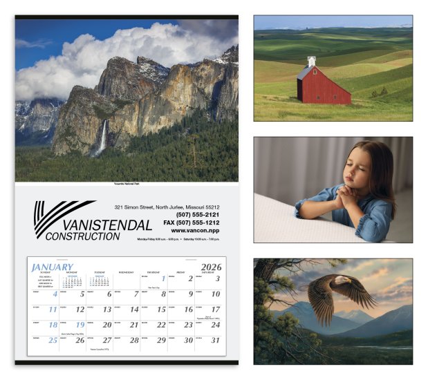 (image for) Large Hanger Commercial Wall Calendar- #6404