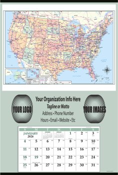 (image for) Jumbo Hanger Commercial Wall Calendar- #6405