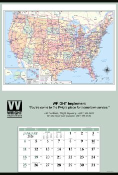 (image for) Jumbo Hanger Commercial Wall Calendar- #6405