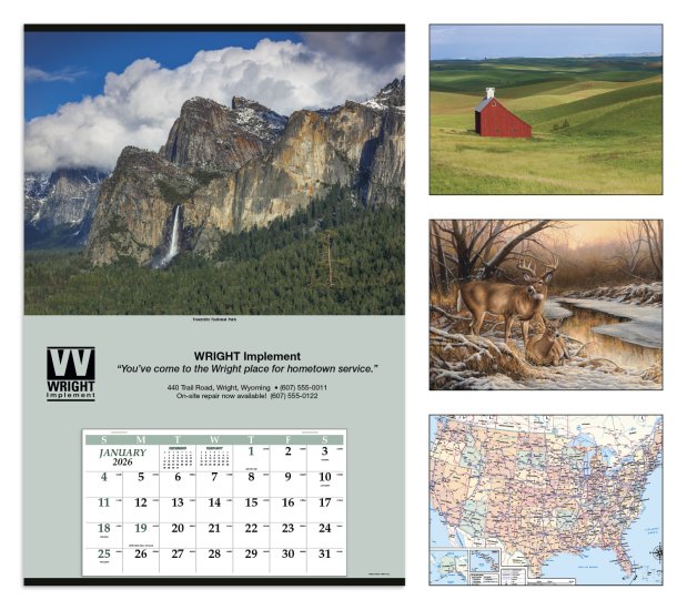 (image for) Jumbo Hanger Commercial Wall Calendar- #6405
