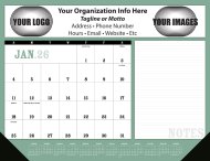 (image for) Notes Desk Pad with Vinyl Corners - #6525 NEW ITEM FOR 2025!! 