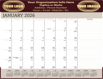 (image for) Classy Desk Pad with Vinyl Header - #6550 NEW ITEM FOR 2025!! 