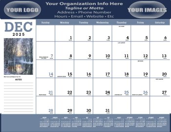 (image for) Scenic Desk Pad with Vinyl Header - #6551 NEW ITEM FOR 2025!! 