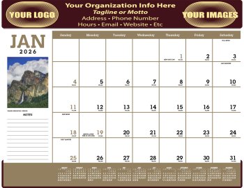 (image for) Scenic Desk Pad with Vinyl Header - #6551 NEW ITEM FOR 2025!! 