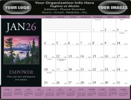 (image for) Motivations Desk Pad with Vinyl Header - #6552