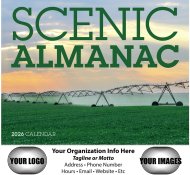 (image for) Scenic Almanac 12-Sheet Wall Calendar Stapled Binding- # 6702