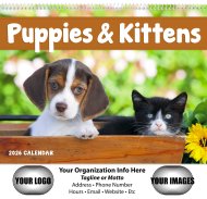 (image for) Puppies & Kittens Spiral Bound- #7007