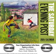 (image for) Saturday Evening Post Wall Calendar Spiral Binding #7009