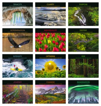 (image for) Motivations Wall Calendar Spiral Binding #7028